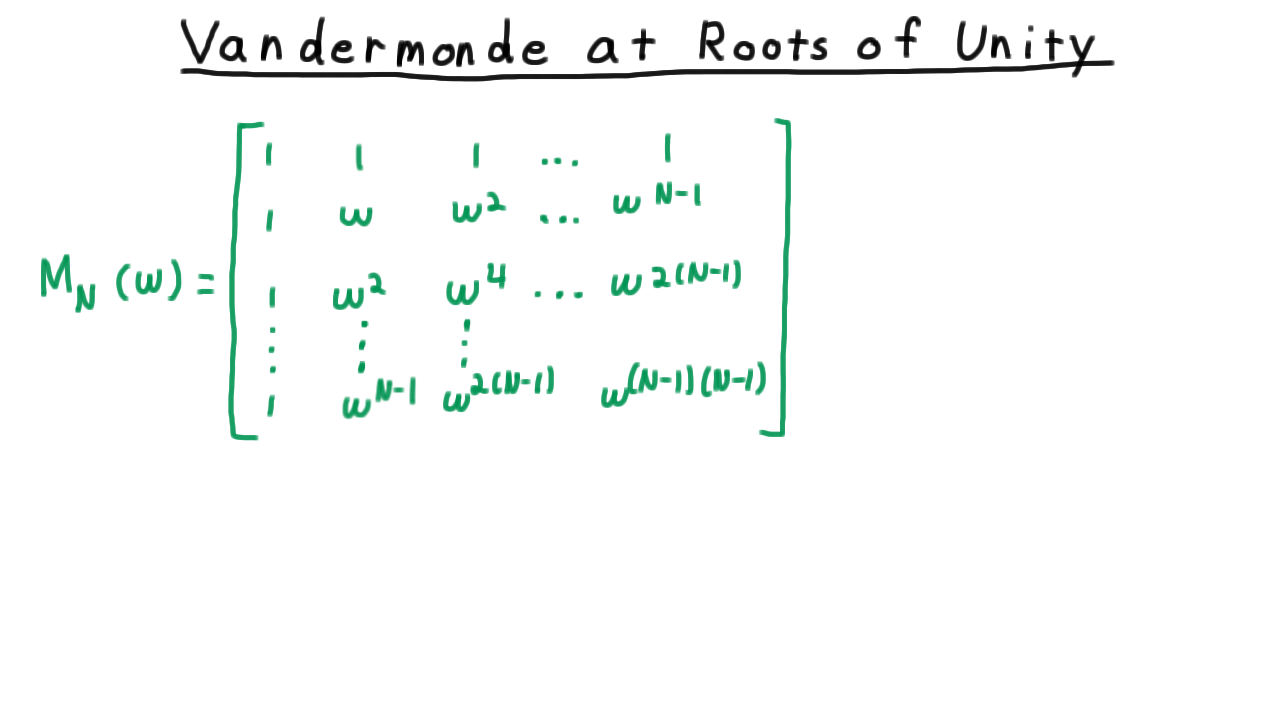 VandermondeAtRootsOfUnity