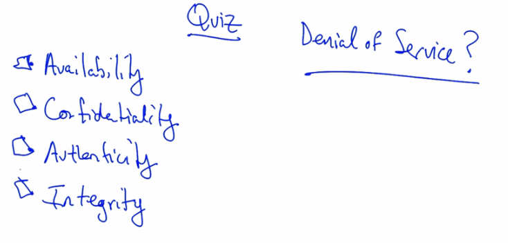 Network attack quiz