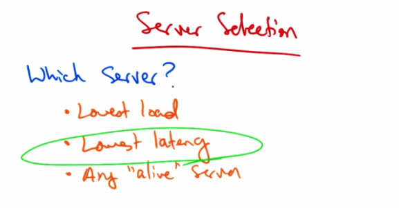 Server Selection