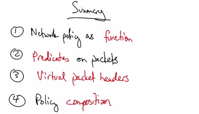 Summary - Pyretic